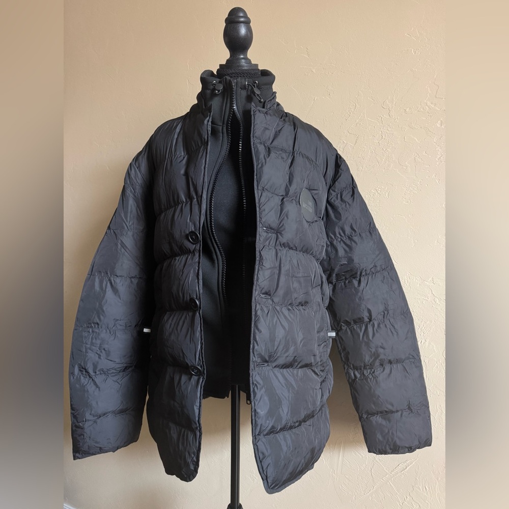 Moschino Black Puffer Jacket